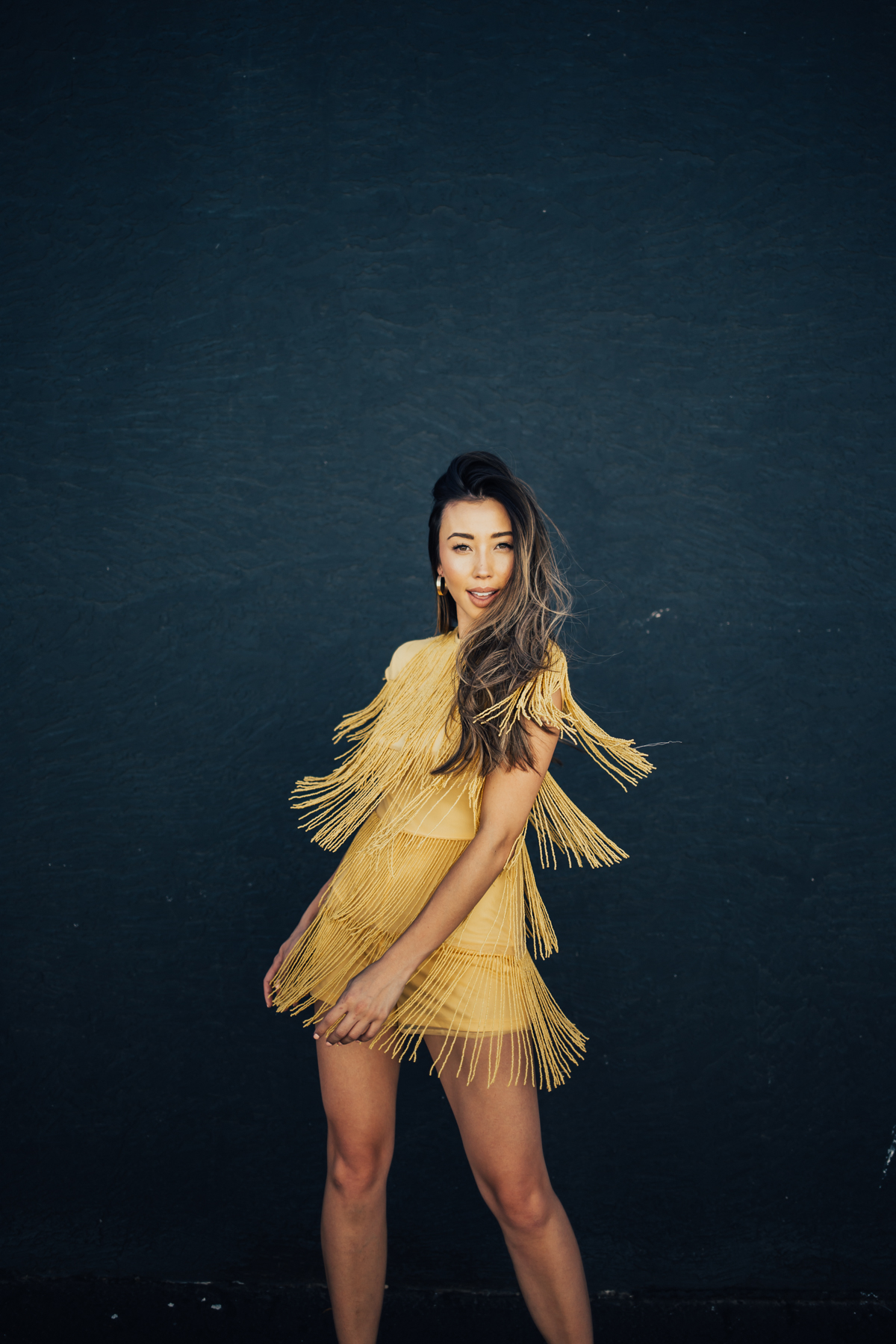 Something Sakura: Asos Yellow Fringe Romper