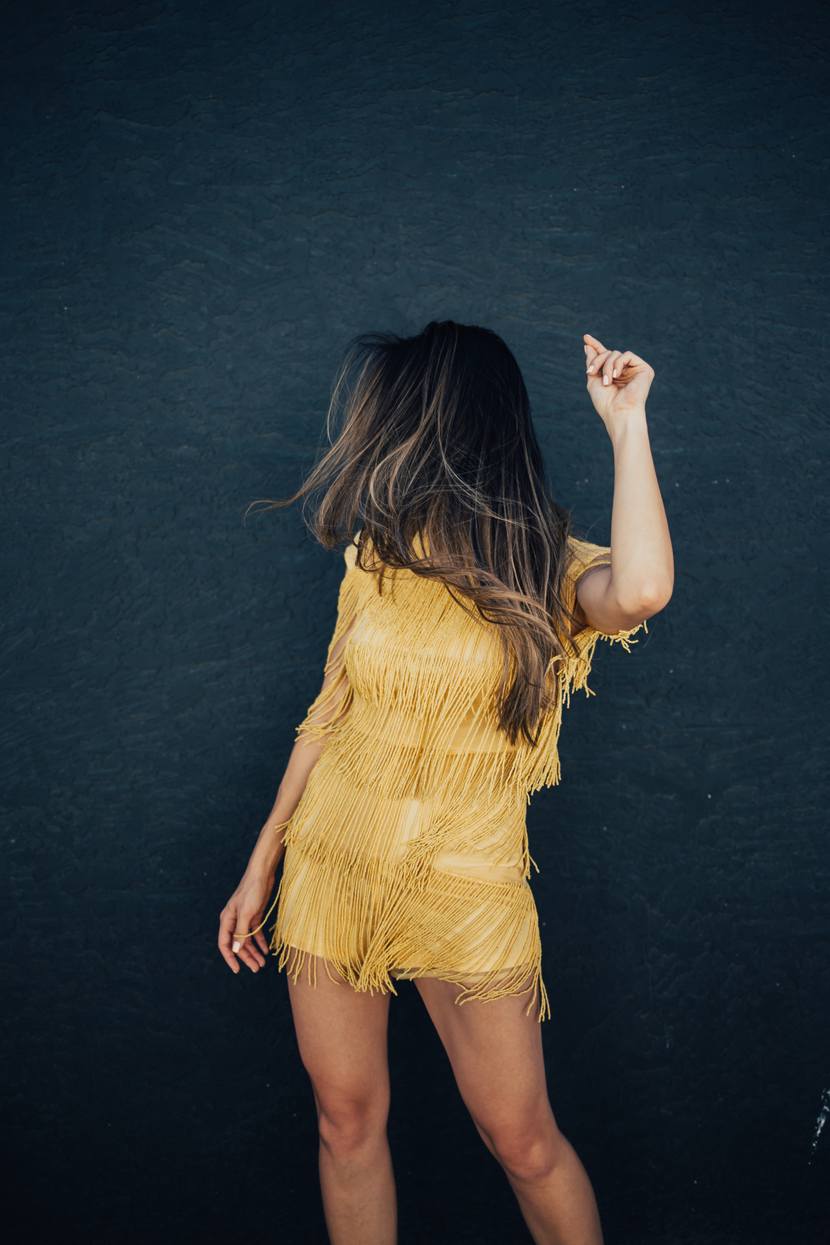 Something Sakura: Asos Yellow Fringe Romper