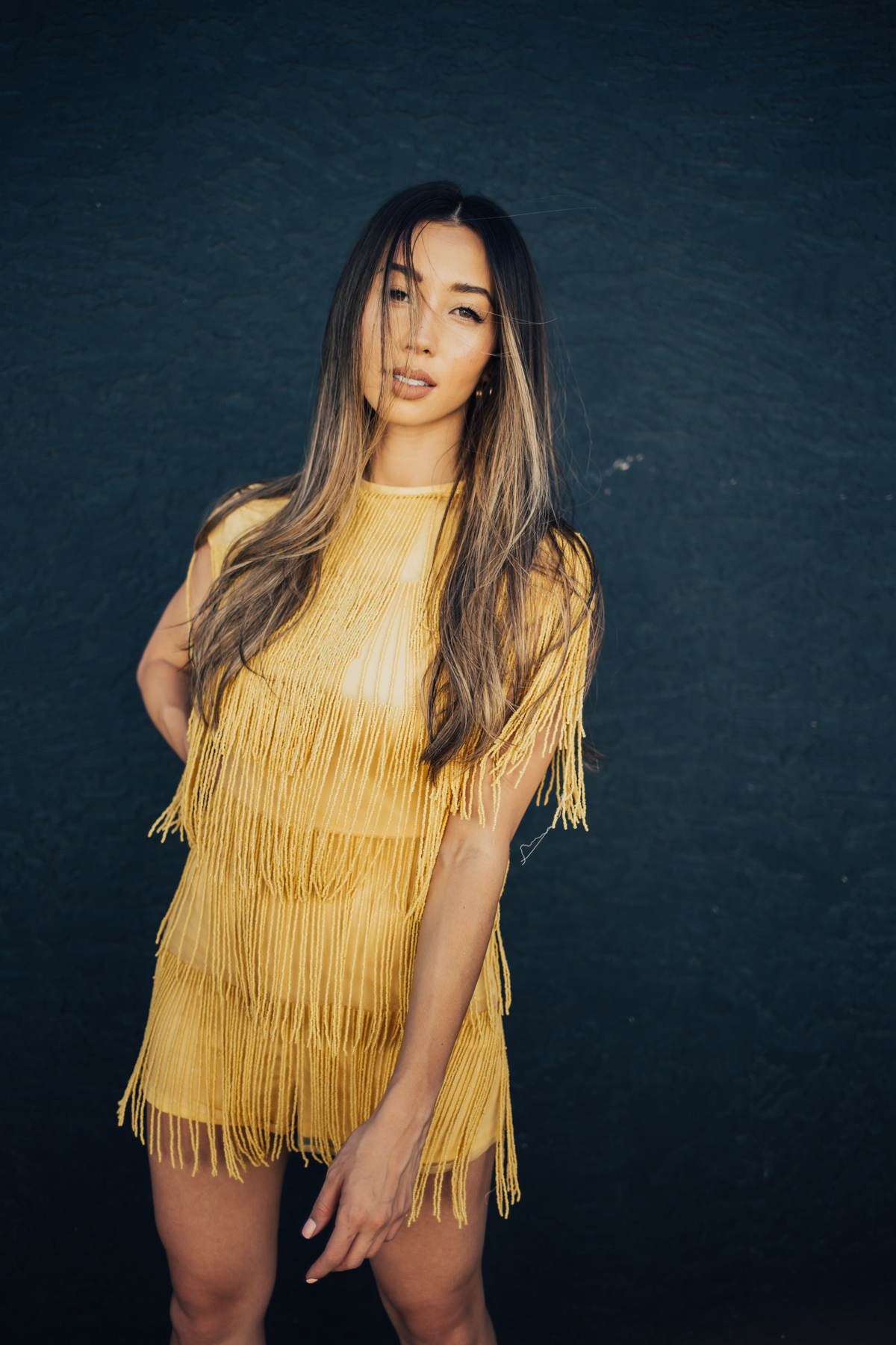 Something Sakura: Asos Yellow Fringe Romper