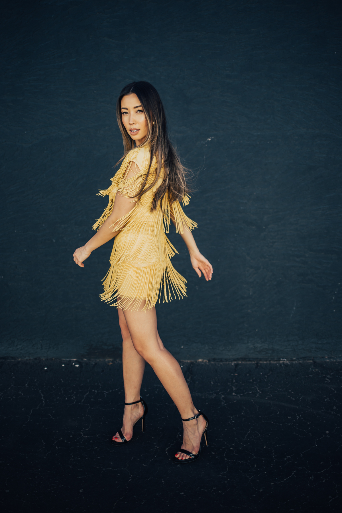 Something Sakura: Asos Yellow Fringe Romper